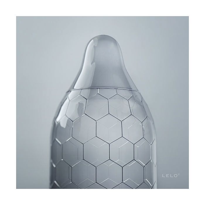 LELO HEX Préservatifs Réinventés - Nouveau Condom Ultra fin pour Plus de Plaisir - Préservatifs de luxe pour Homme légèrement
