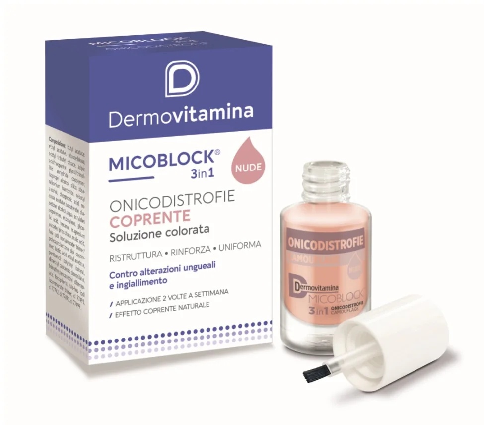 DERMOVITAMINA Dermovitamina Micoblock 3 in 1 Onychodystrophie Camouflage 8 ml Nagelbehandlungen