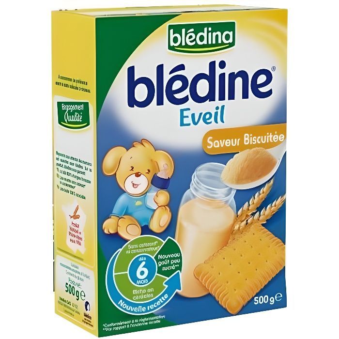 Galletas BLEDINA Blédine Awakening con sabor a galleta - 500 g - A partir de 6 meses