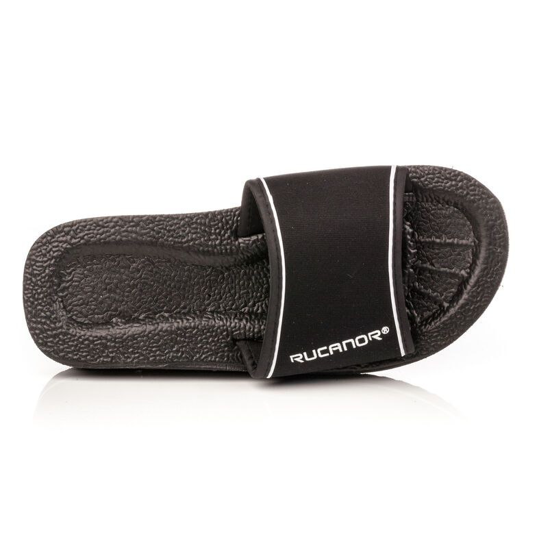 Férfi fekete flip-flop papucsok / tanga szandálok