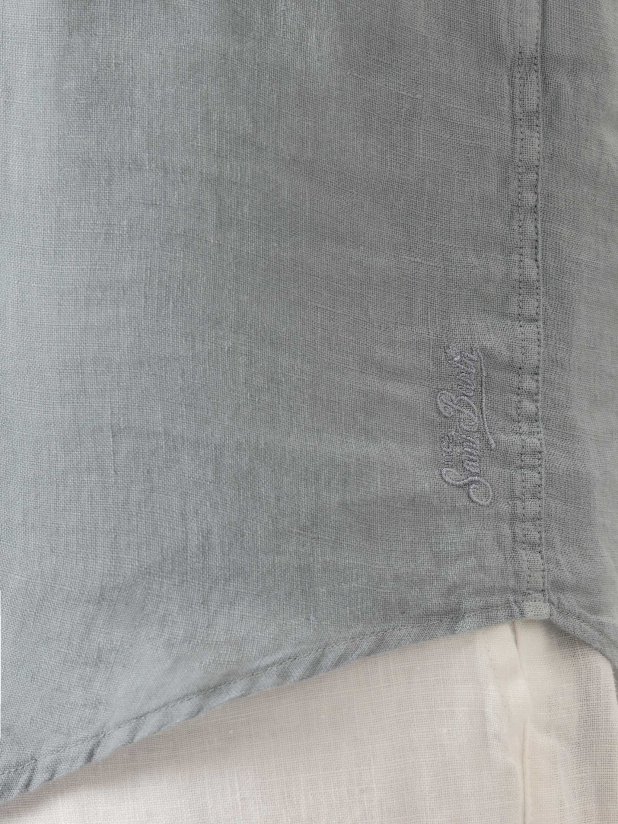Chemise Pamplona en lin gris