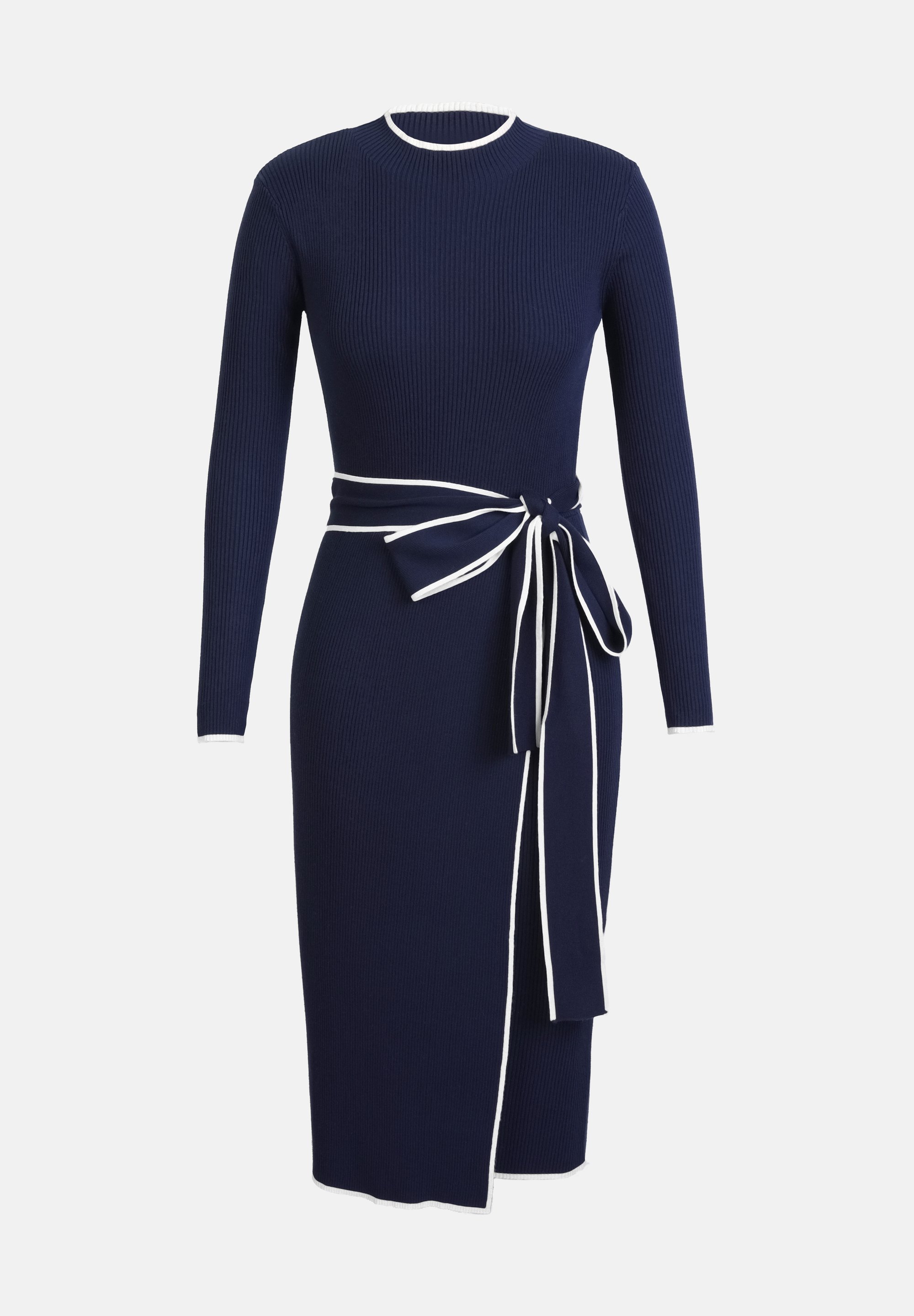 Anna Field Jumperjurk - marineblauw/ecru