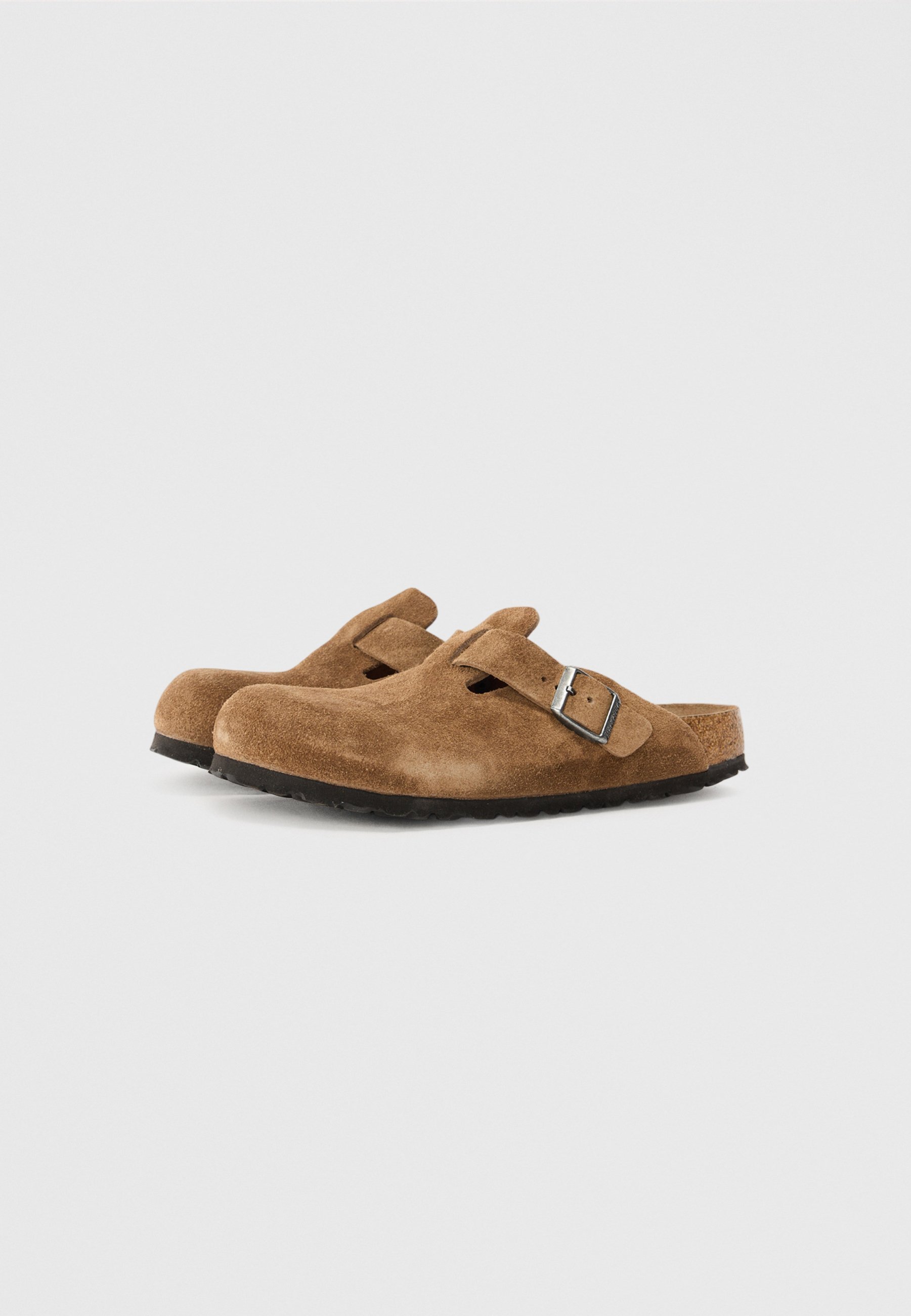 Birkenstock BOSTON UNISEX - Pantoletten - Dunkelbraun