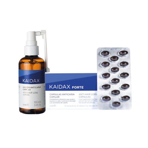 Kaidax Forte Pack + lotion mod hårtab | 2 stk.