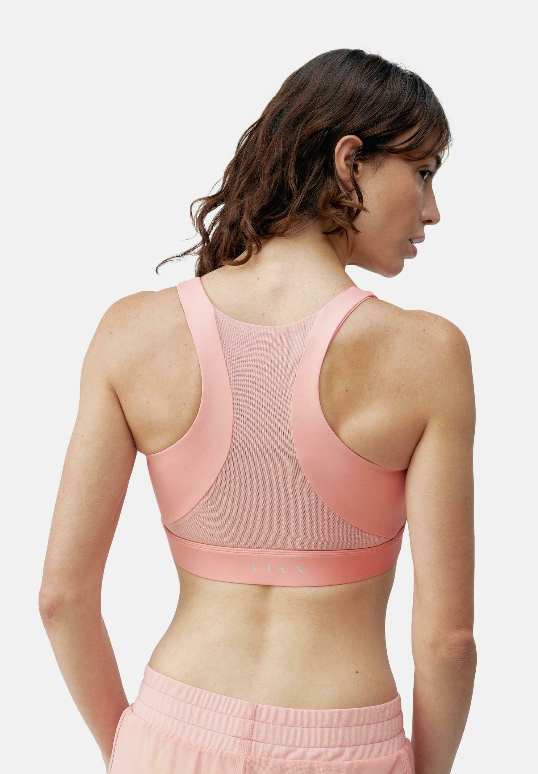 Born Living Yoga Sport-BH mit mittlerem Halt – rosa