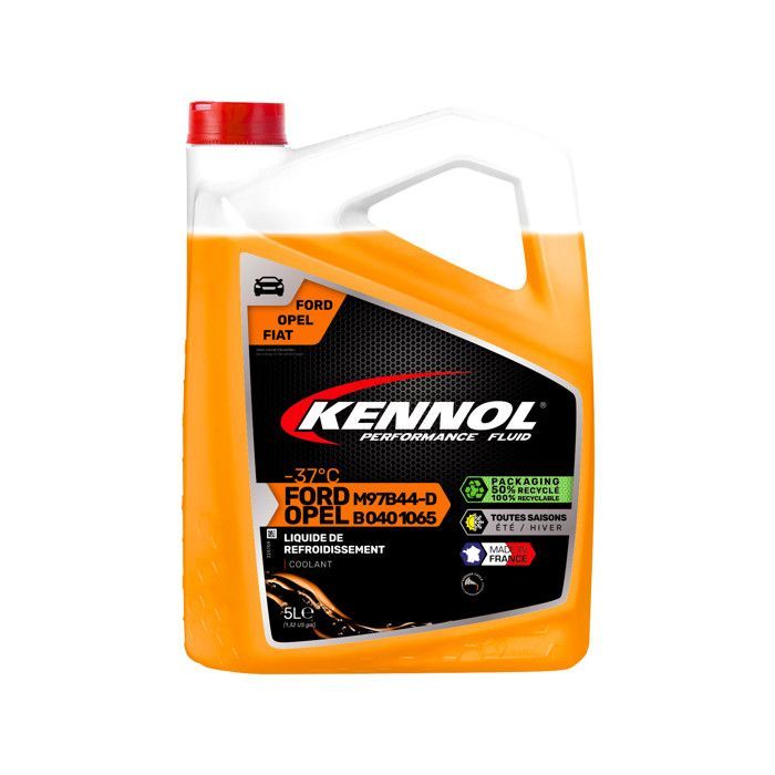 Refrigerante KENNOL -37°C (Ford, Opel, Fiat), envase de 5 litros