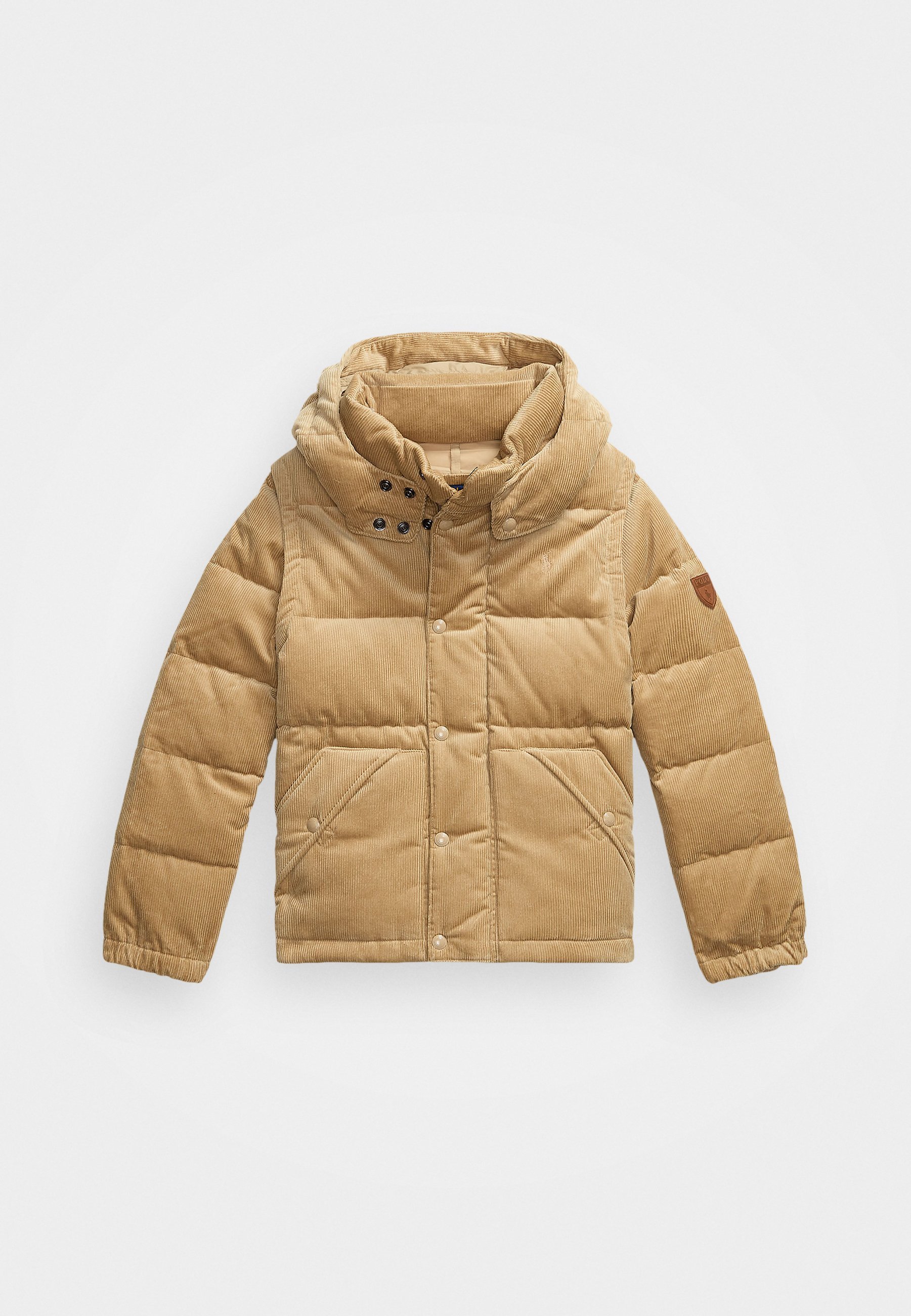 Jaqueta de veludo cotelê conversível Polo Ralph Lauren - Jaqueta de plumas - cáqui vintage