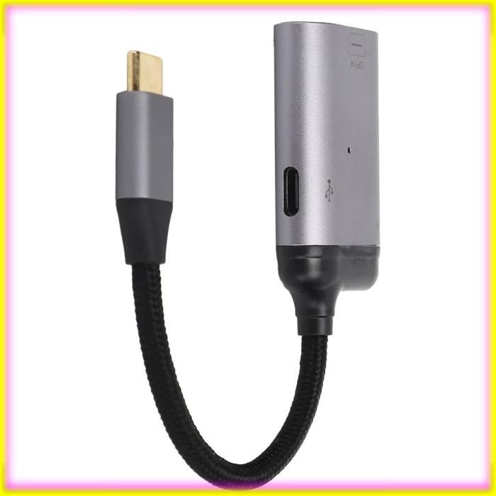 Adaptador keenso USB C a Mini DisplayPort Adaptador USB C a Mini DisplayPort Convertidor 1.4 3.1 Video rápido Proyector de video
