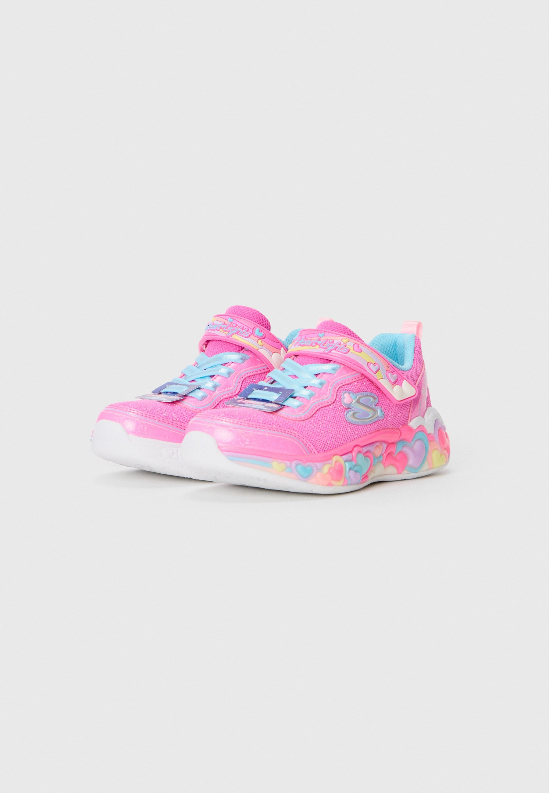 Skechers ETERNAL HEART - Tenisky - black/multicoloured