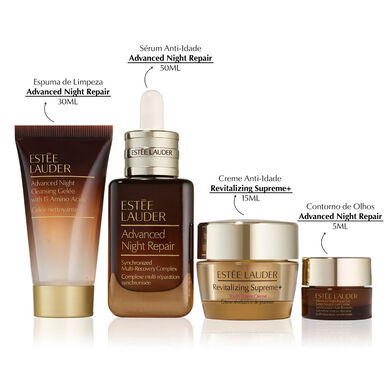 Estée Lauder Pack Cleanse Repair Glow Nightly Renewal balíček na tvár s hydratačným účinkom 1 ks 1 ks