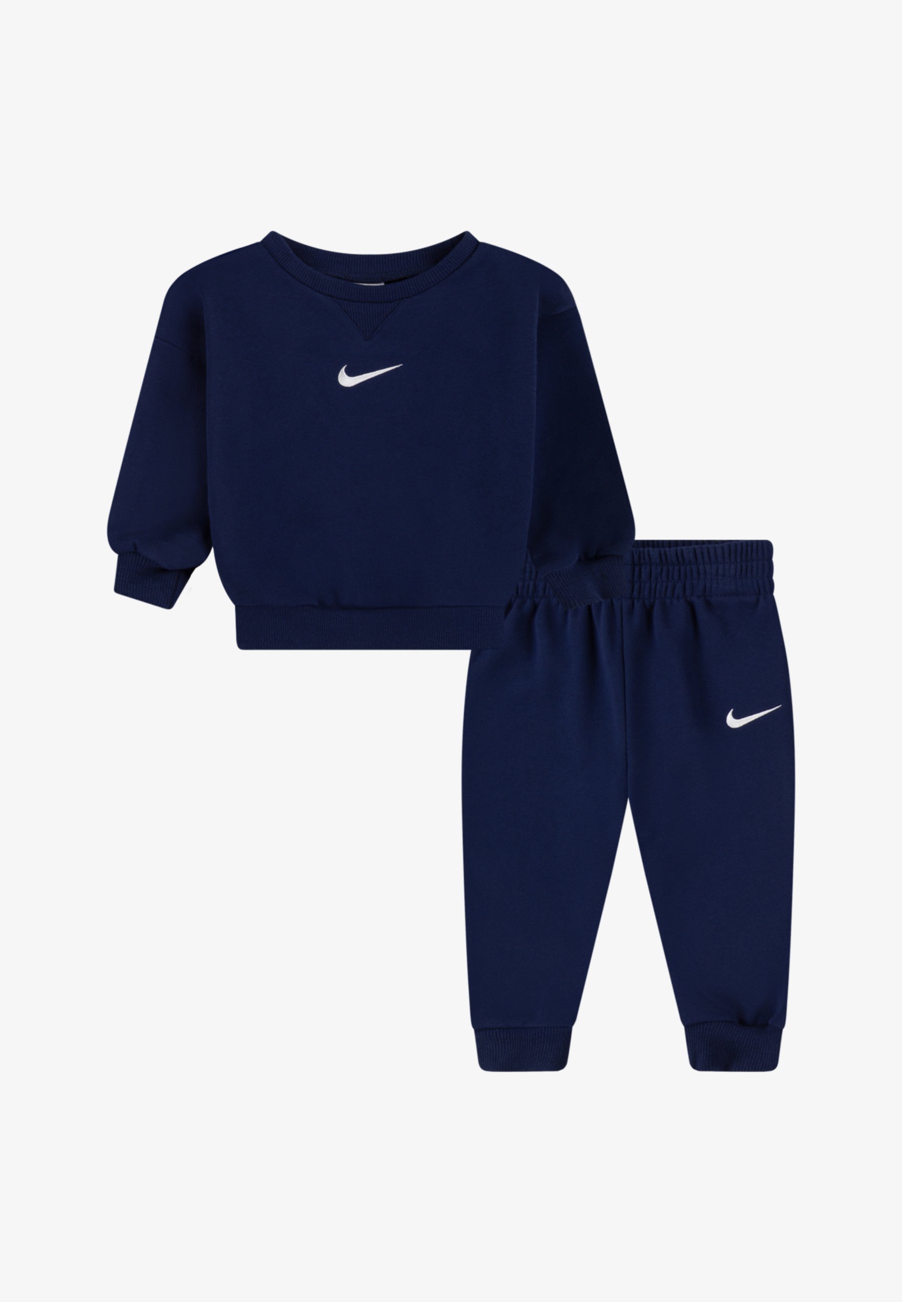 Nike Sportswear ESSENTIAL CREW UNISEX SET - Trainingsbroek - middernachtblauw