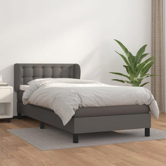 Lattenbodem met matras - Maison Exclusive - Kunstleer - 90x200 cm - Maximale ontspanning