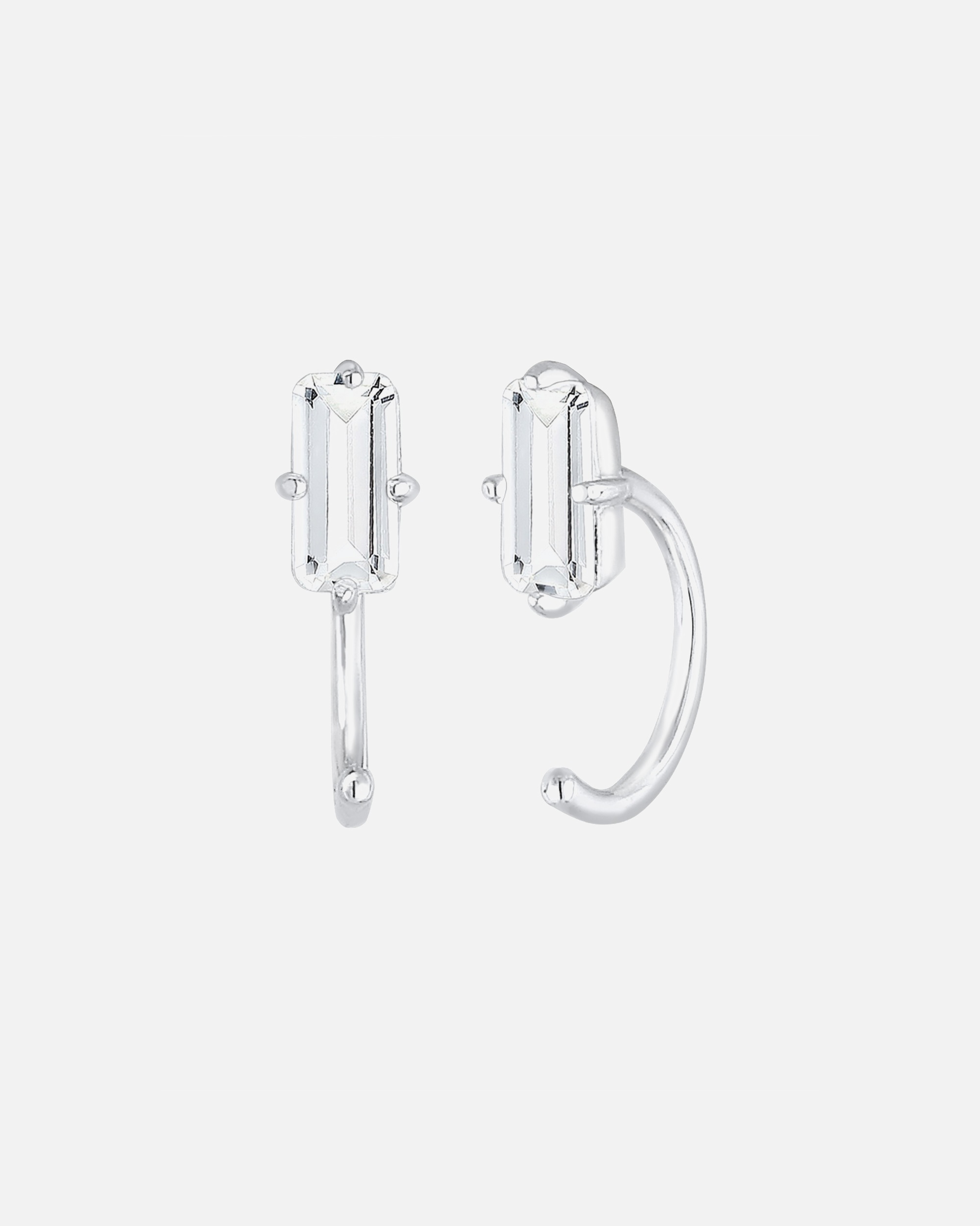 Elli PREMIUM Femme Créoles s'Amusent avec la Pierre Topaze en Argent Sterling 925