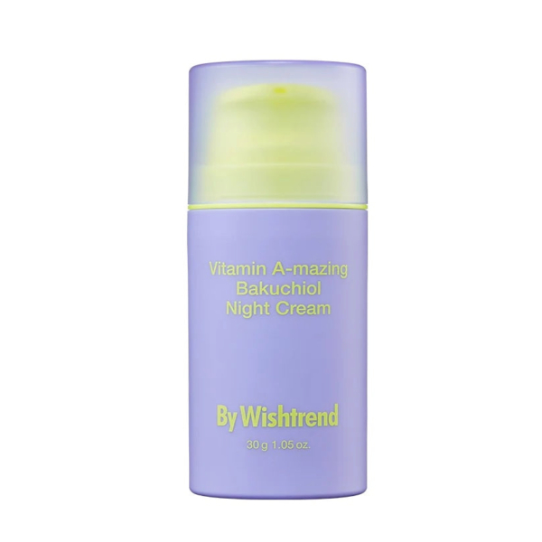 Crema de noche con bakuchiol y vitamina A de Wishtrend