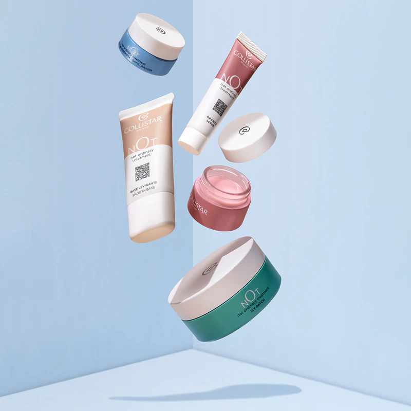 Máscara de olhos Collistar NOT Icy Patch em hidrogel com ação antirrugas.