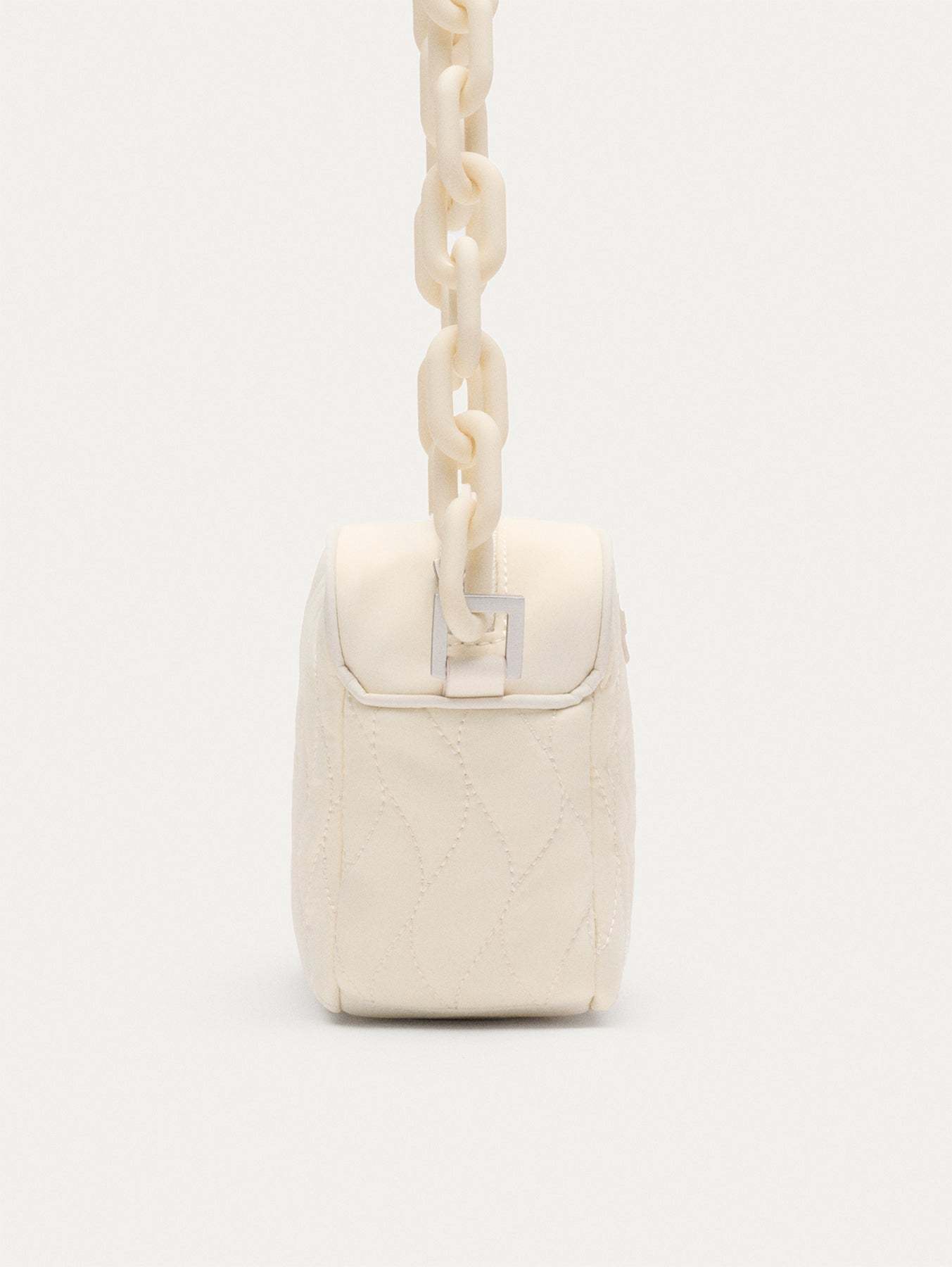 BANDOLERA ACOLCHADA NYLON CUSHION OFF WHITE