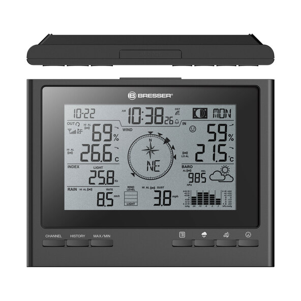 7-in-1 Wireless Weather Station ClimateScout, black
