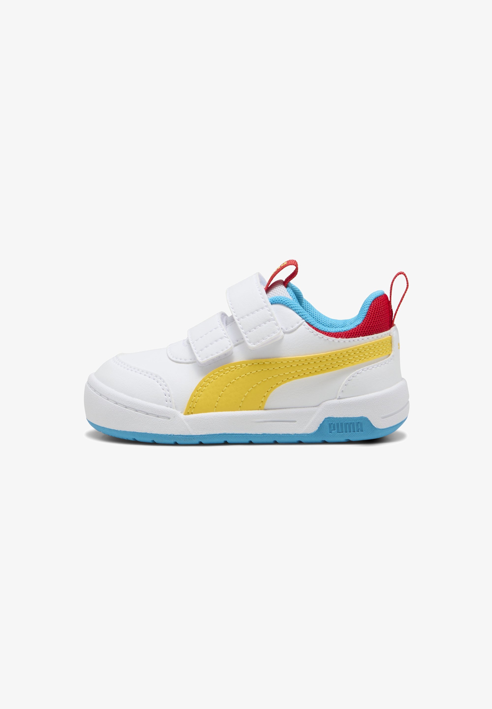 Puma MULTIFLEX - Chaussures bébé - blanc/jaune