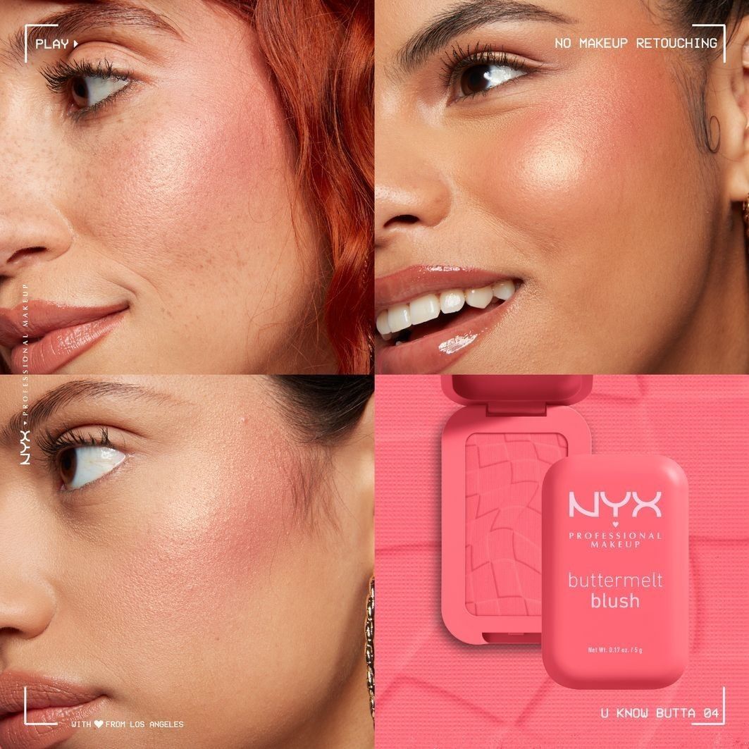 NYX Professional Makeup Blush Buttermelt rdečilo za lica - 5 g