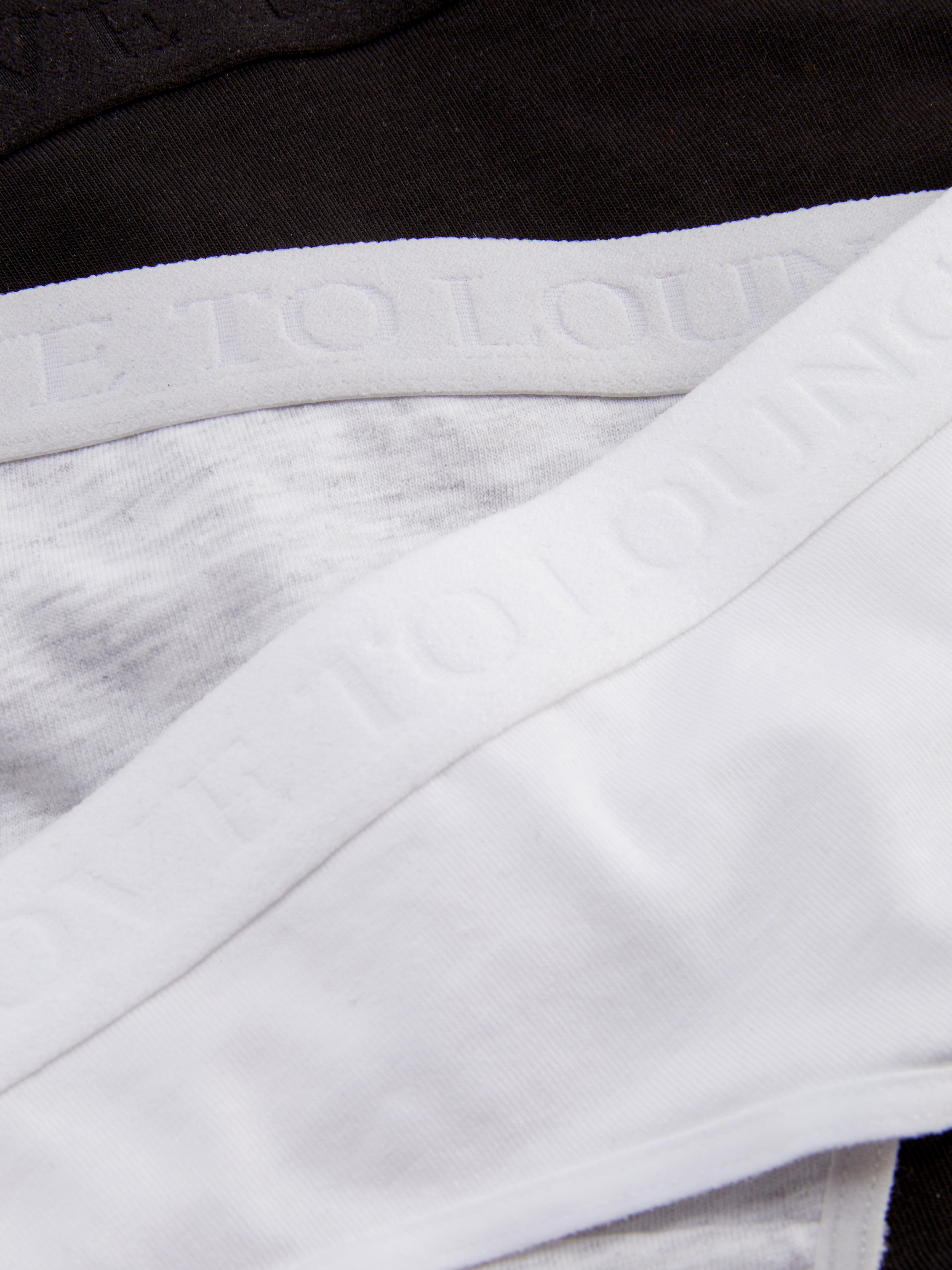 Perizoma per tutti i giorni, set da 3. Perizoma classico in cotone elasticizzato per il massimo comfort quotidiano.