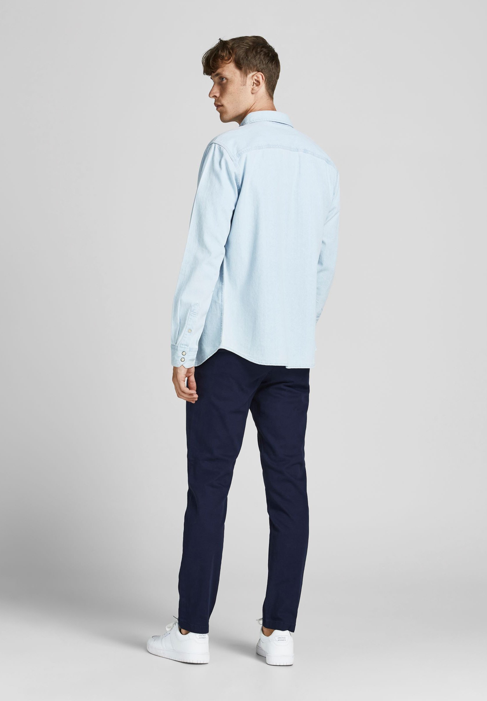Jack & Jones JPSTMARCO JJDAVE NOOS - Chinos - námořnické sako