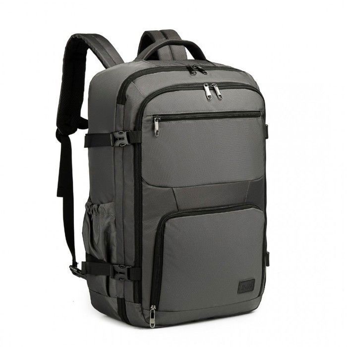 Backpack 55x35x20cm Large Capacity Travel Backpack Hand Luggage for Laptop Cabin Bag for Easyjet, Grey