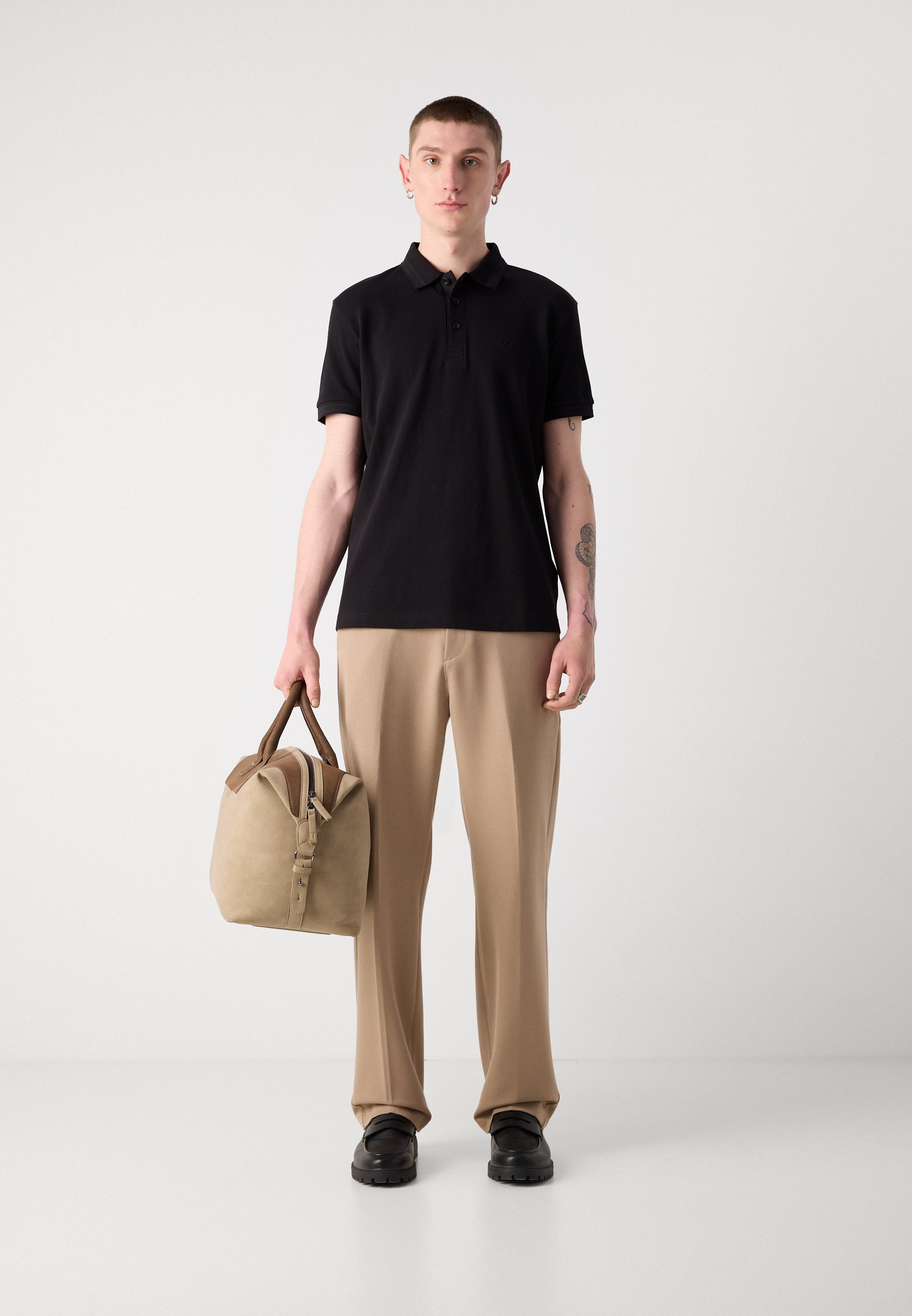 BOSS PADDY - Koszulka polo - czarna
