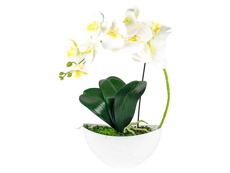 Sztuczny storczyk w doniczce 49 cm mix kolorów