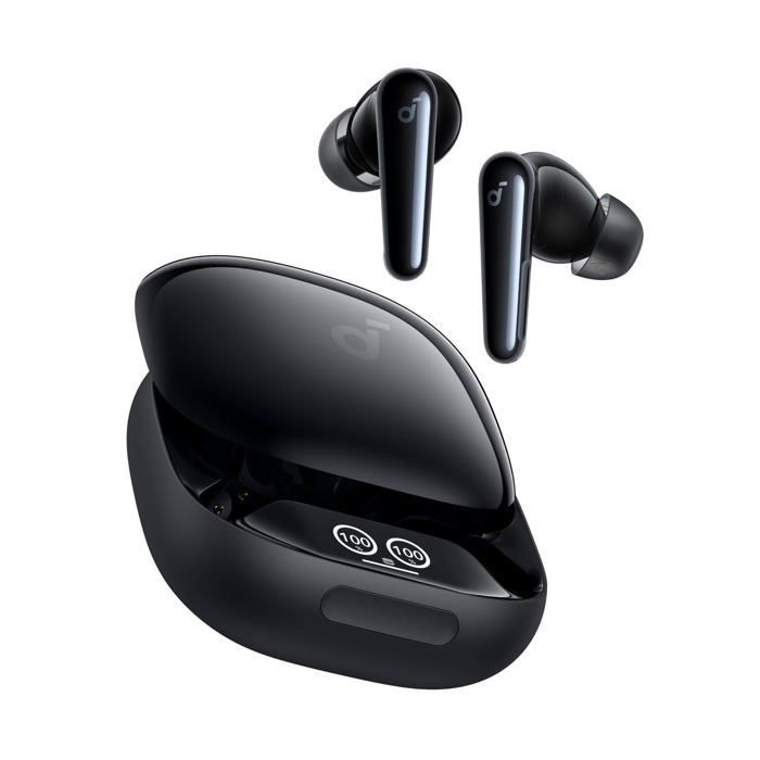 In-Ear Headphones - Soundcore - Liberty 4 Pro - Gloss Black - Bluetooth - ANC