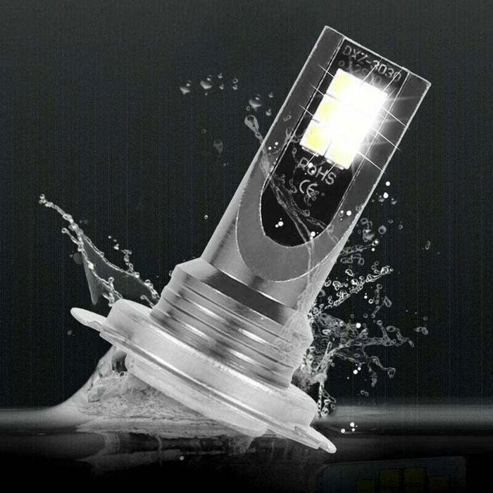 Bombillas LED H4 para faros de coche - PZCC - Paquete de 2 - 50W - 14000 lm - 6000–6500K - IP68 Resistente al agua