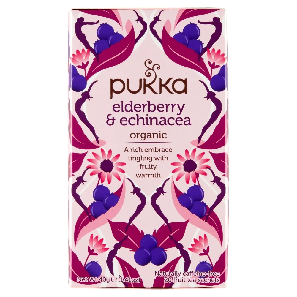 Pukka Elderberry & Echinacea Bio 20 Saszetek