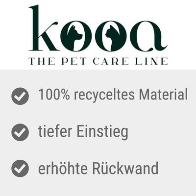 Kuweta dla kota Kooa - 100% plastik z recyklingu