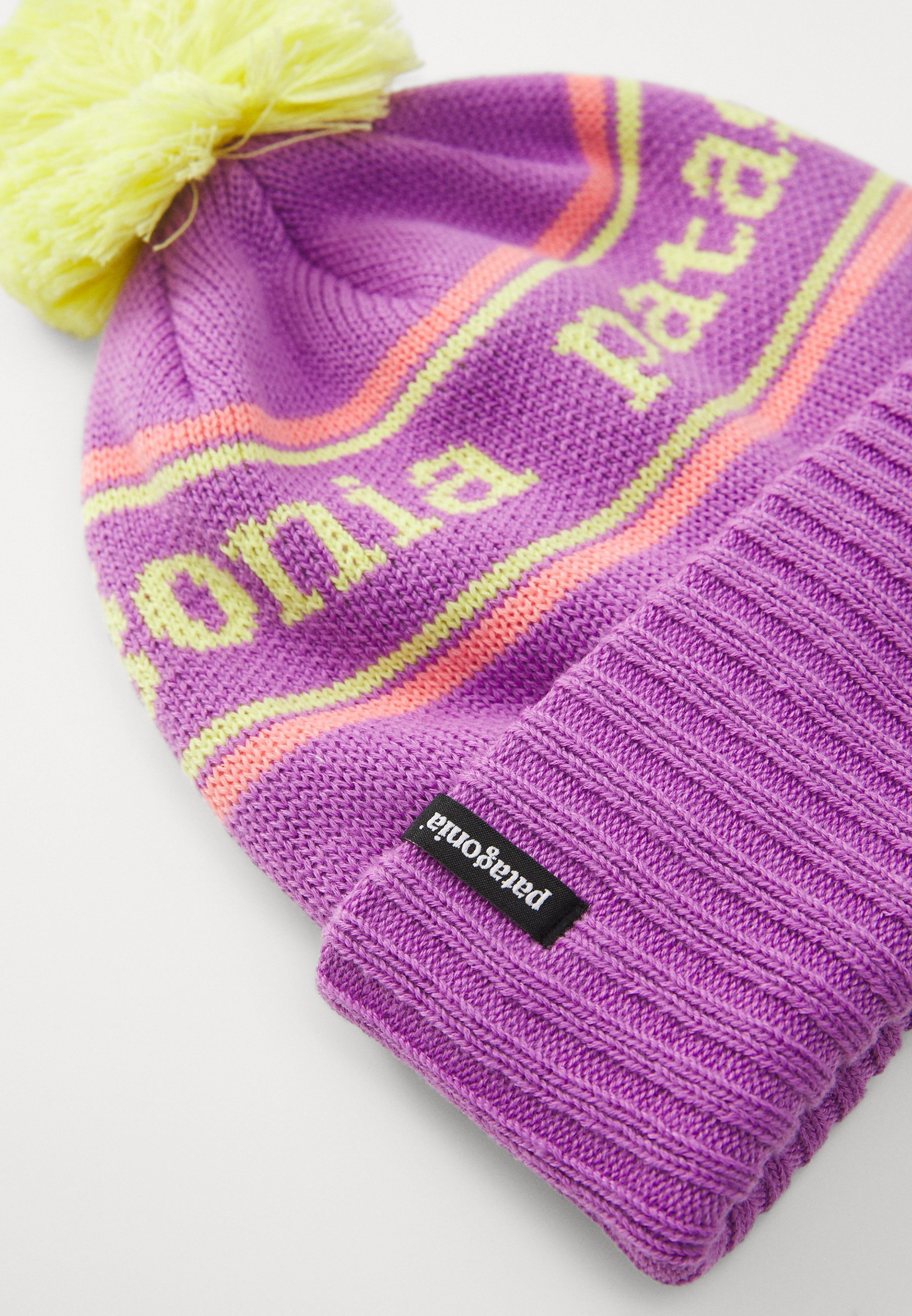 Bonnet unisexe Patagonia Powder Town - violet vif