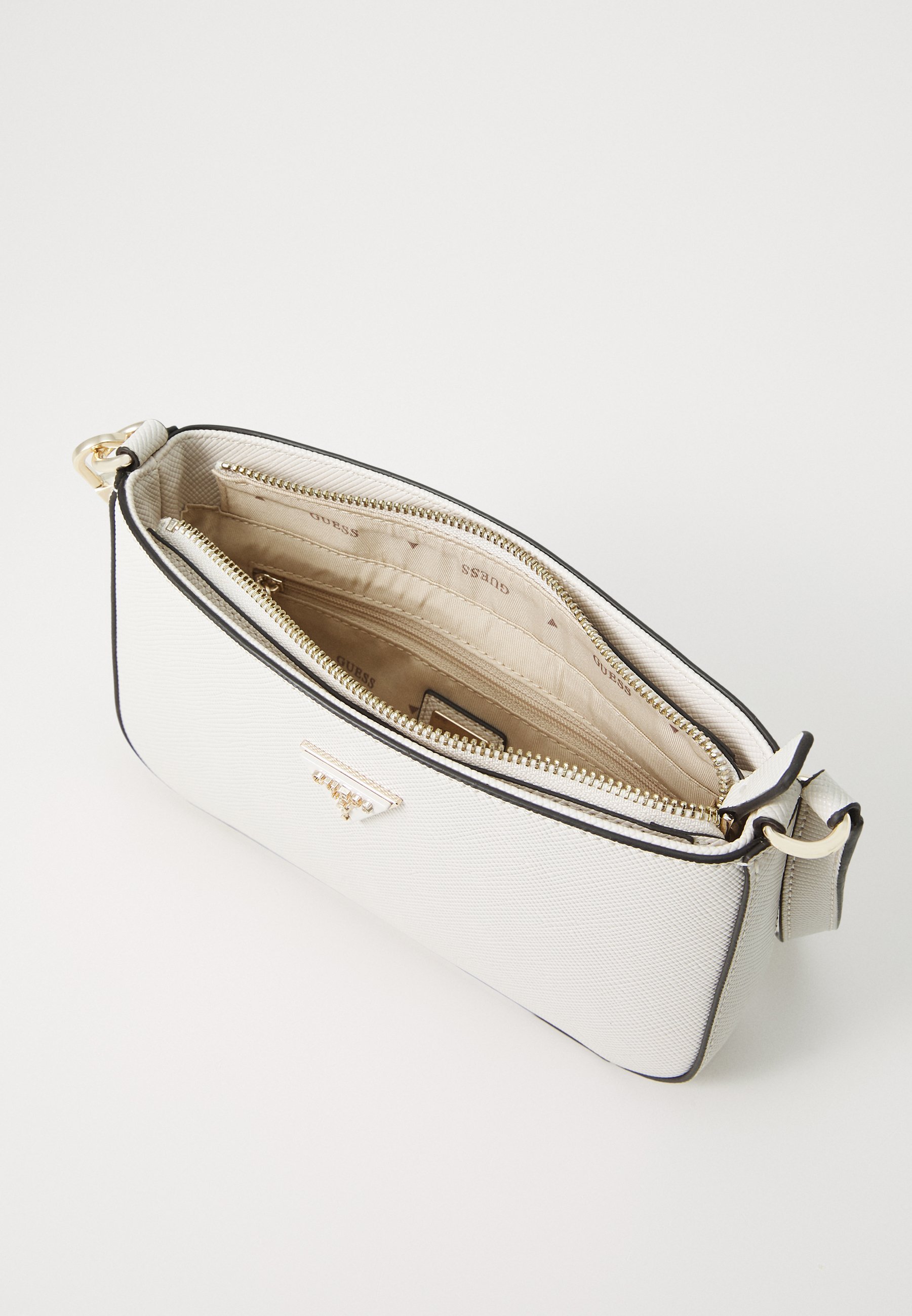 Guess NOELLE MINI TAS - Handtas - beige