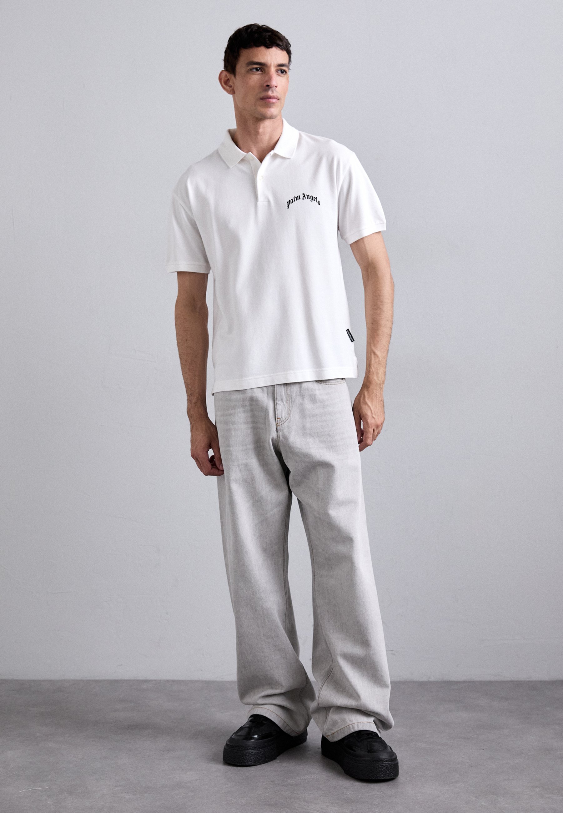 Polo Palm Angels - bianco sporco