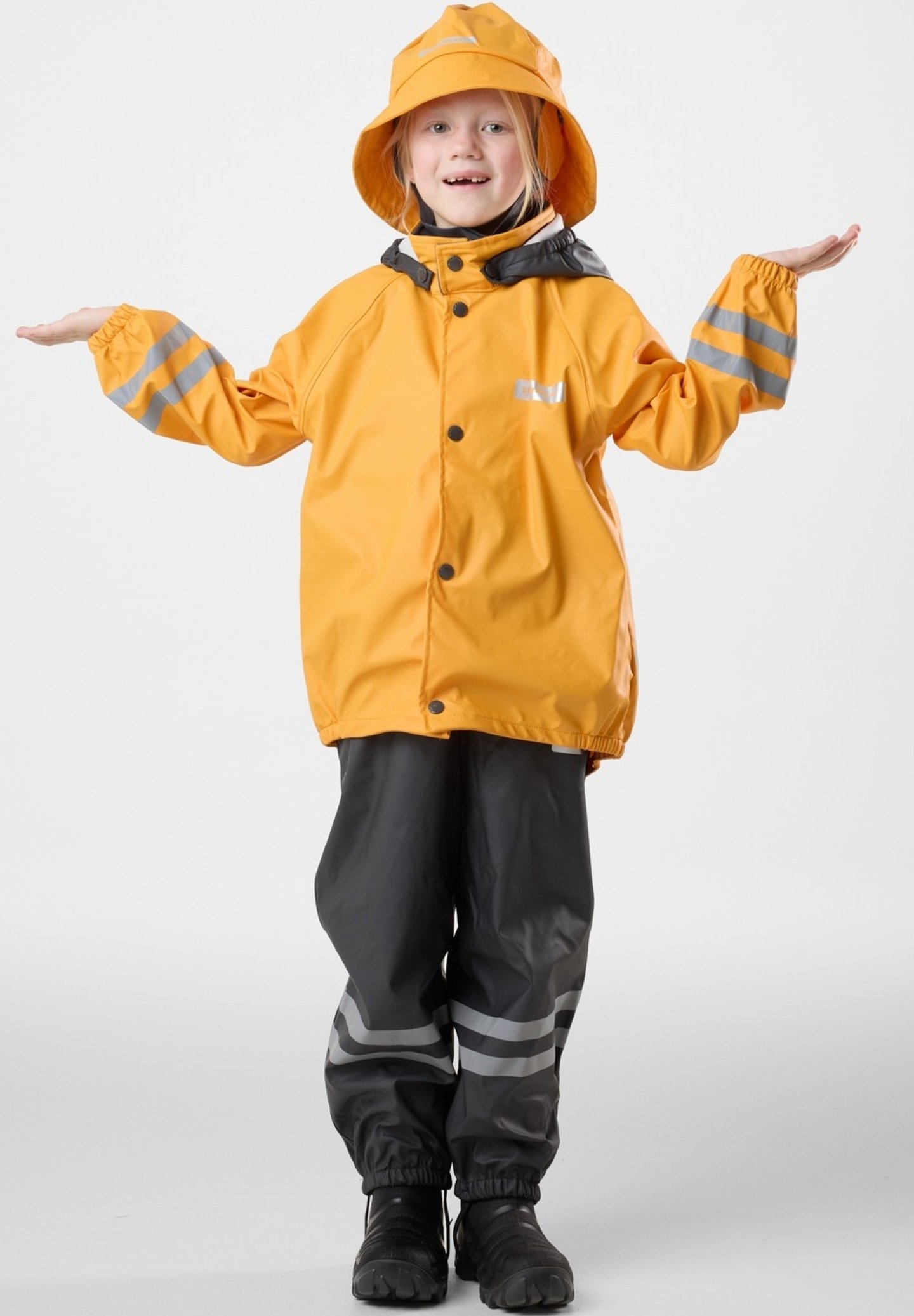 Swedemount SET - Overalls - mosterdgeel antraciet