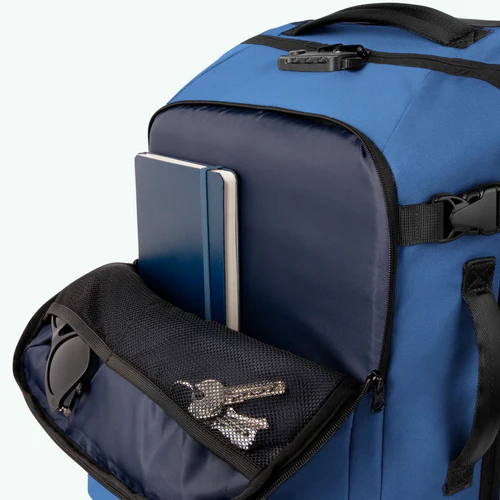 Cabaia Shiraz small blue 2-wheel soft suitcase