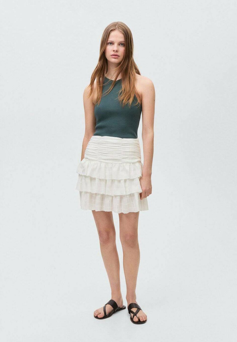 Mango Kids TEEN LOTO - A-lijn rok - gebroken wit