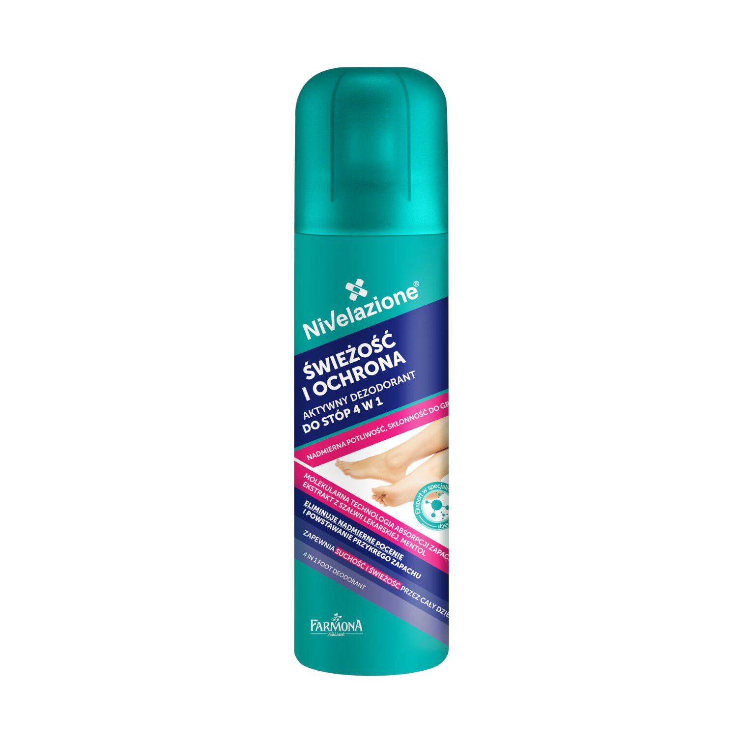 Nivelazione aktivni deodorant za stopala 4v1 180 ml