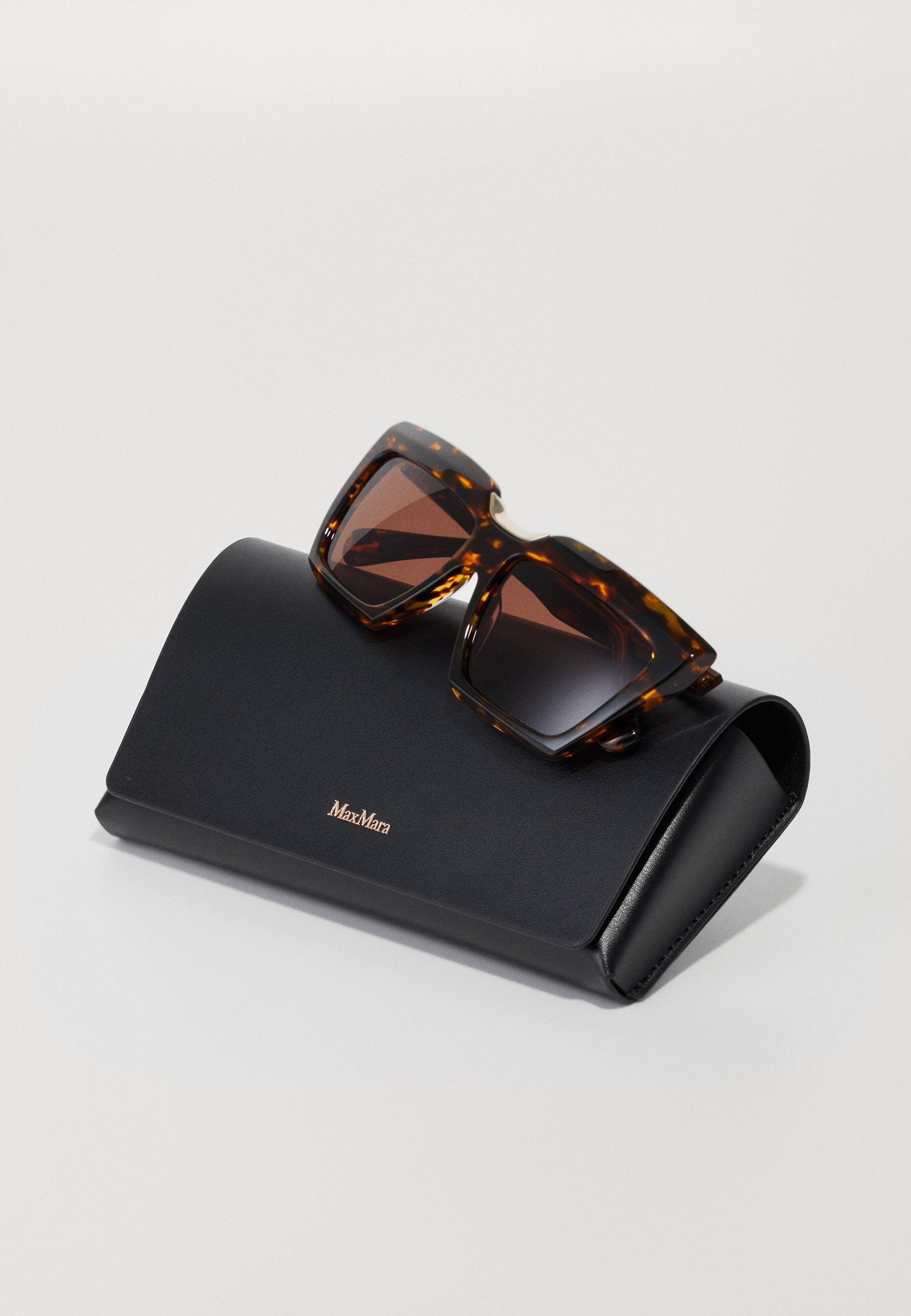 Max Mara SPARK - Zonnebril - donker havana/bruin