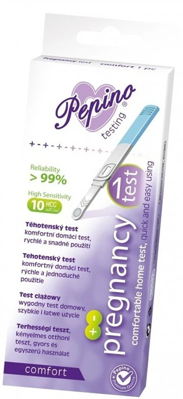Tehotenský test Pepino Comfort pre zdravotnícku pomôcku