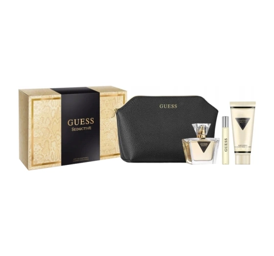 Guess Seductive woda toaletowa spray 75 ml   15 ml   balsam do ciała 100 ml   kosmetyczka
