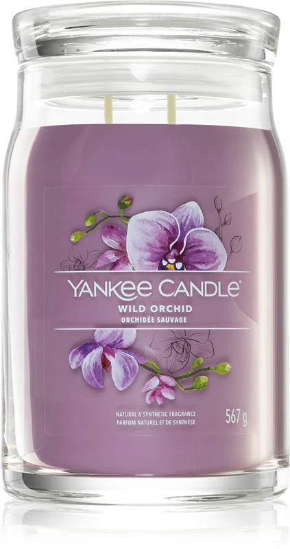Yankee Candle Wild Orchid Signature aromātiskā svece