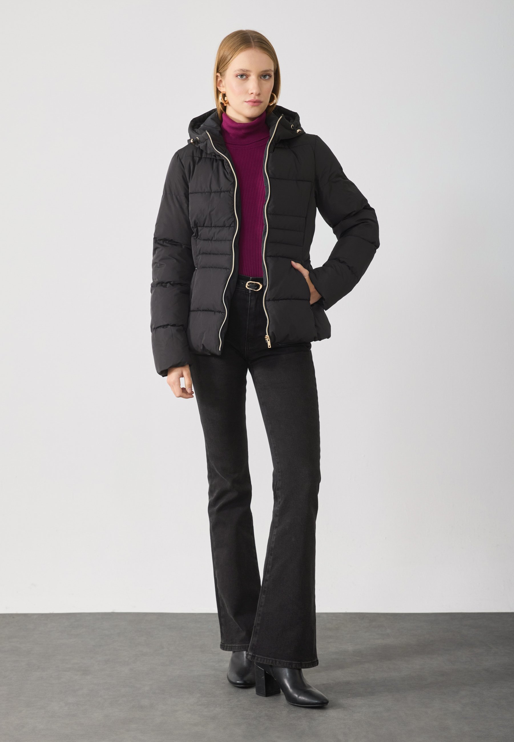 Anna Field winterjas - zwart