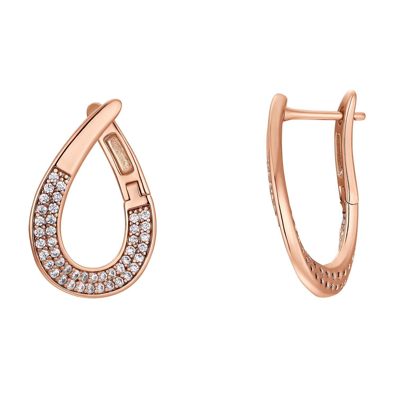 Heideman Boucles d'oreilles Noe couleur or rose