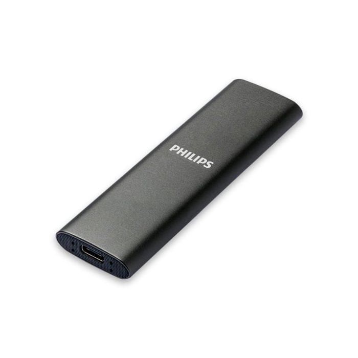 SSD esterno - PHILIPS - 2 TB - Ultra sottile - Velocità di lettura 550 MB/s - USB-C