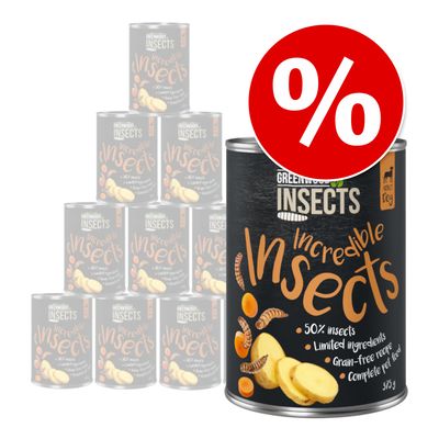 Greenwoods Insekten mit Kartoffeln und Karotten