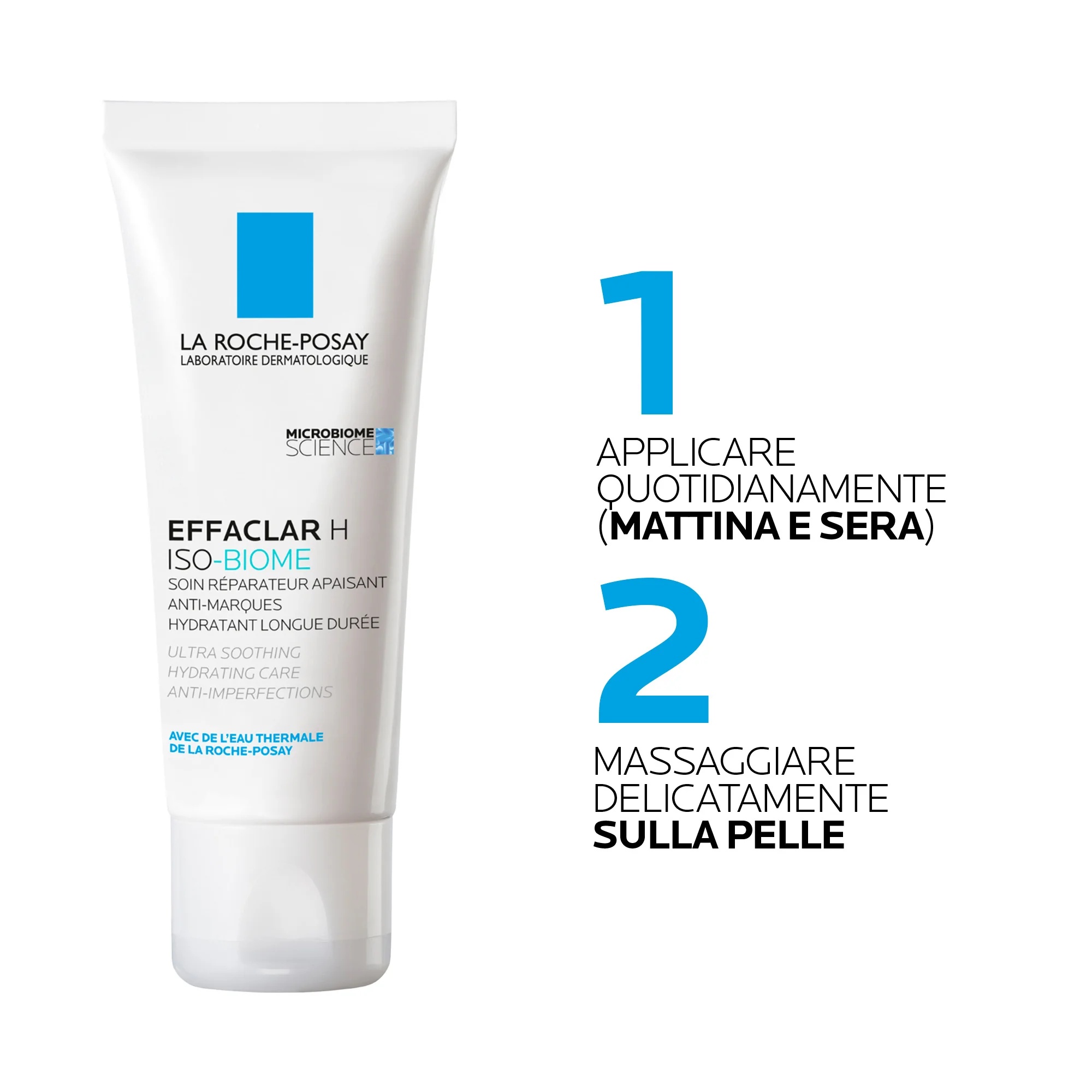 LA ROCHE POSAY La Roche Posay Effaclar H Iso Biome crème 40 ml Aide à réduire les imperfections cutanées