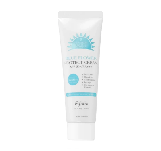 Esfolio Blue Flower krem ochronny SPF50  PA    30 g