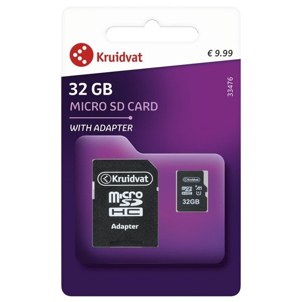 Kruidvat 32 GB „Micro SD“ kortelė<br>